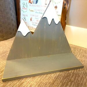 New Gray Mountain Shelf Decor